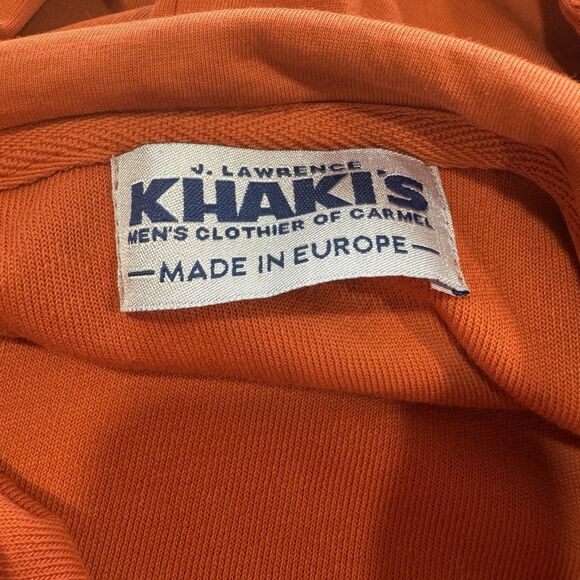 J Lawrence Khakis of Carmel Pullover Hoodie Top Terry Cotton Coastal Casual M/L - Picture 7 of 12